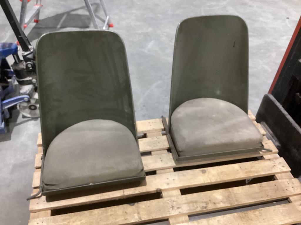 Echte militaire bomber seats jaren 50 voor hot rod Ford, Ophalen, Gebruikt, Ford