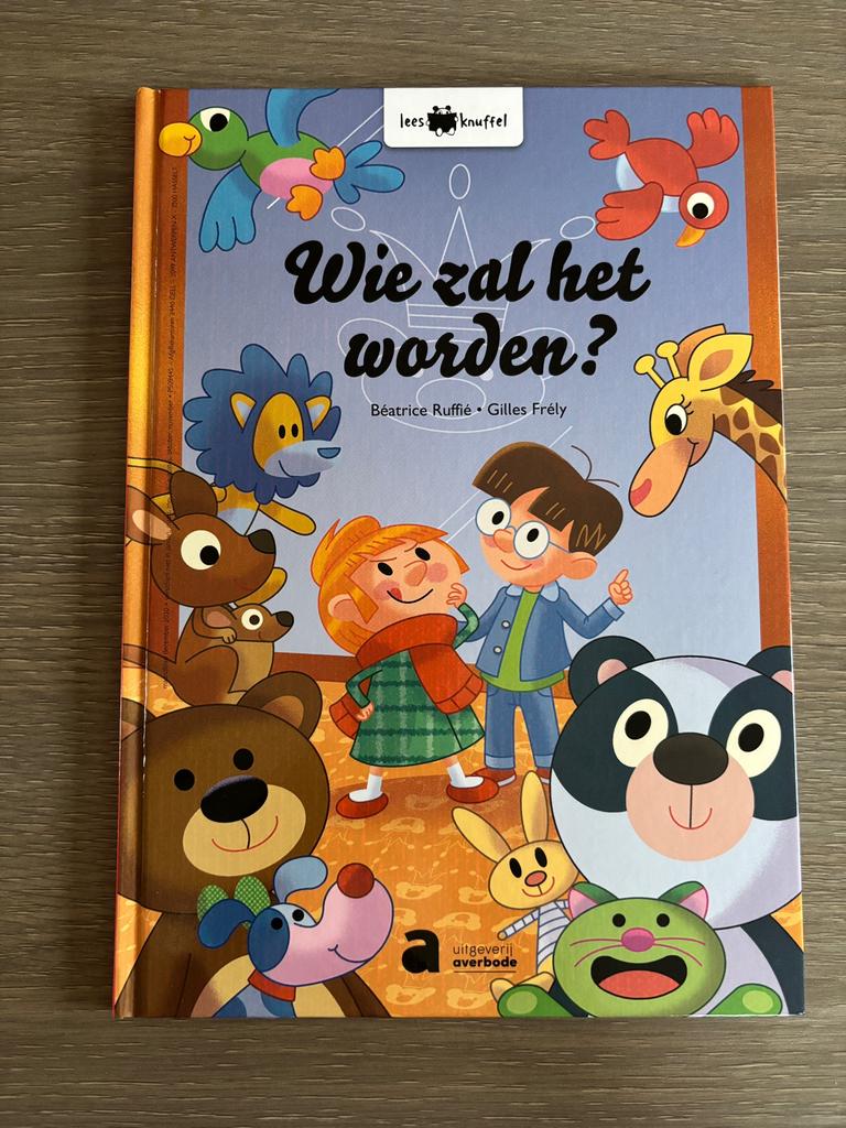 Wie zal het worden? (Leesknuffel), Boeken, Fictie algemeen, Jongen of Meisje, Ophalen of Verzenden, Zo goed als nieuw