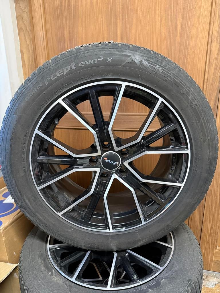 18inch velgenset met winterbanden, Ophalen, 18 inch, Gebruikt, Banden en Velgen