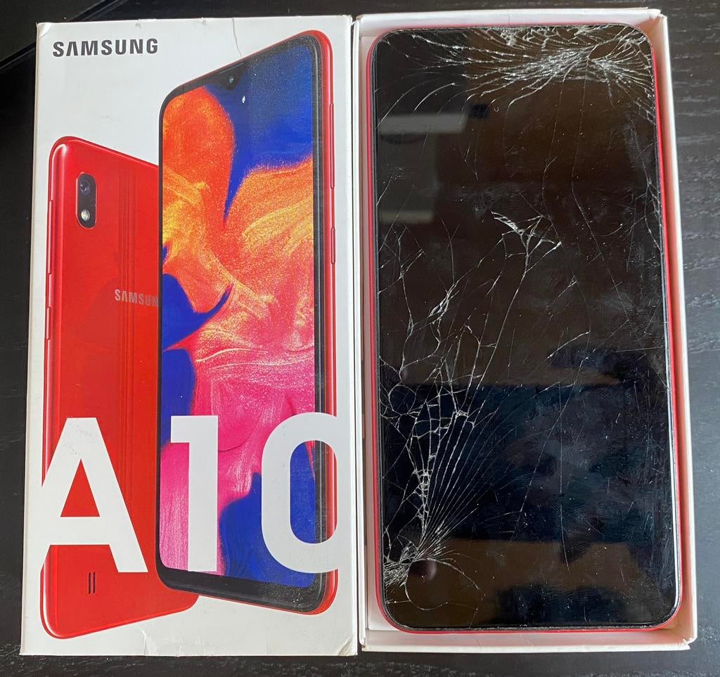 Samsung A10 scherm kapot, Telecommunicatie, Mobiele telefoons | Samsung, Gebruikt, Ophalen of Verzenden, Zonder simlock, Android OS