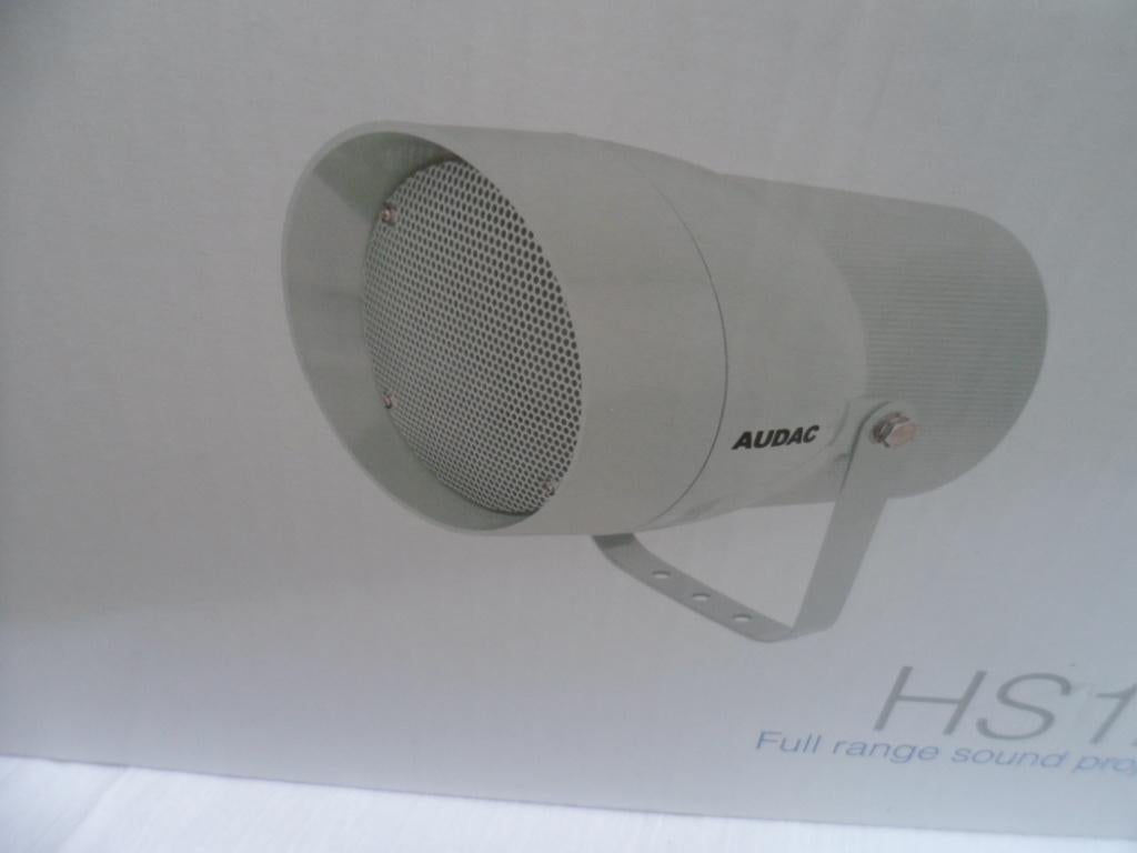 4x outdoor hoorn luidsprekers Audac HS121, Overige merken, Nieuw, Ophalen of Verzenden, Minder dan 60 watt