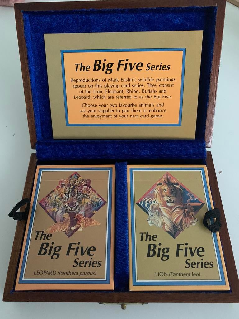 The Big Five series speelkaarten, Ophalen of Verzenden, Nieuw, Speelkaart(en)