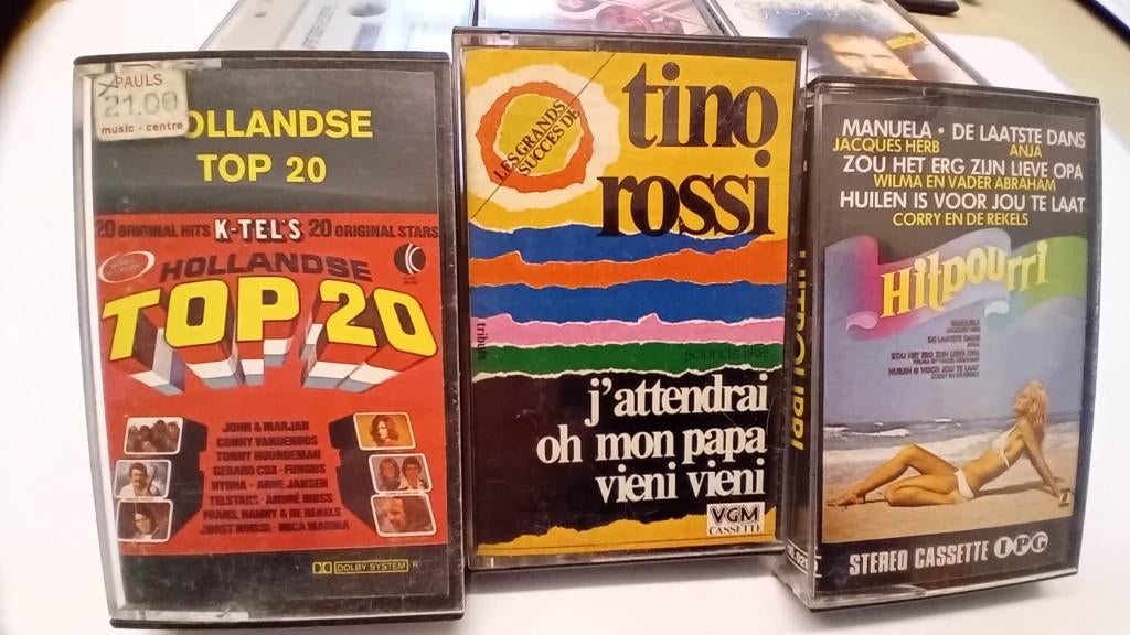 Vintage cassettebandjes,  jaren 70., Ophalen of Verzenden
