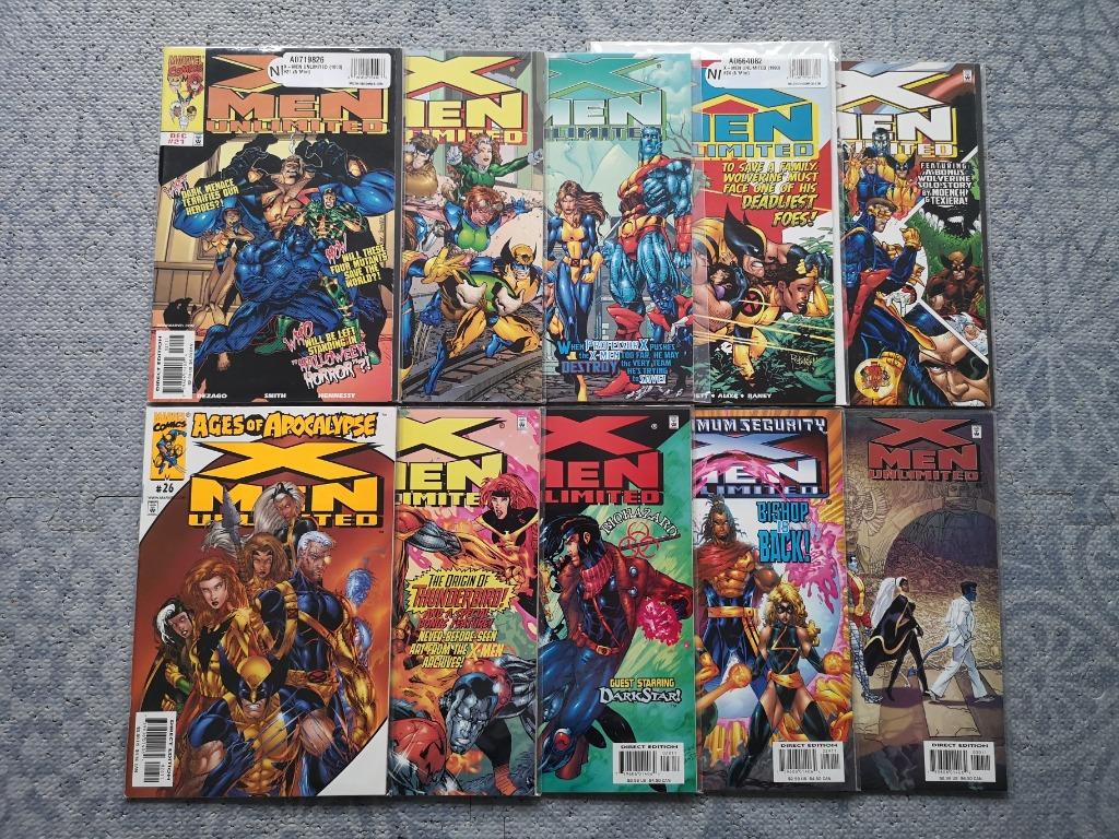 X-Men Unlimited (vol.1) #21-30 (1998), Série complète ou Série, Enlèvement ou Envoi, Comme neuf
