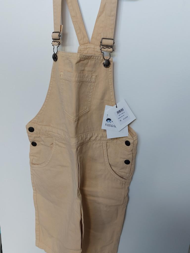 Salopette korte broek - NIEUW - Filou&Friends- 9 euro, Broek, Nieuw, Ophalen of Verzenden, Filou and Friends