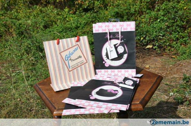 6 sacs papier neuf pour emballage cadeau, Enlèvement ou Envoi, Neuf
