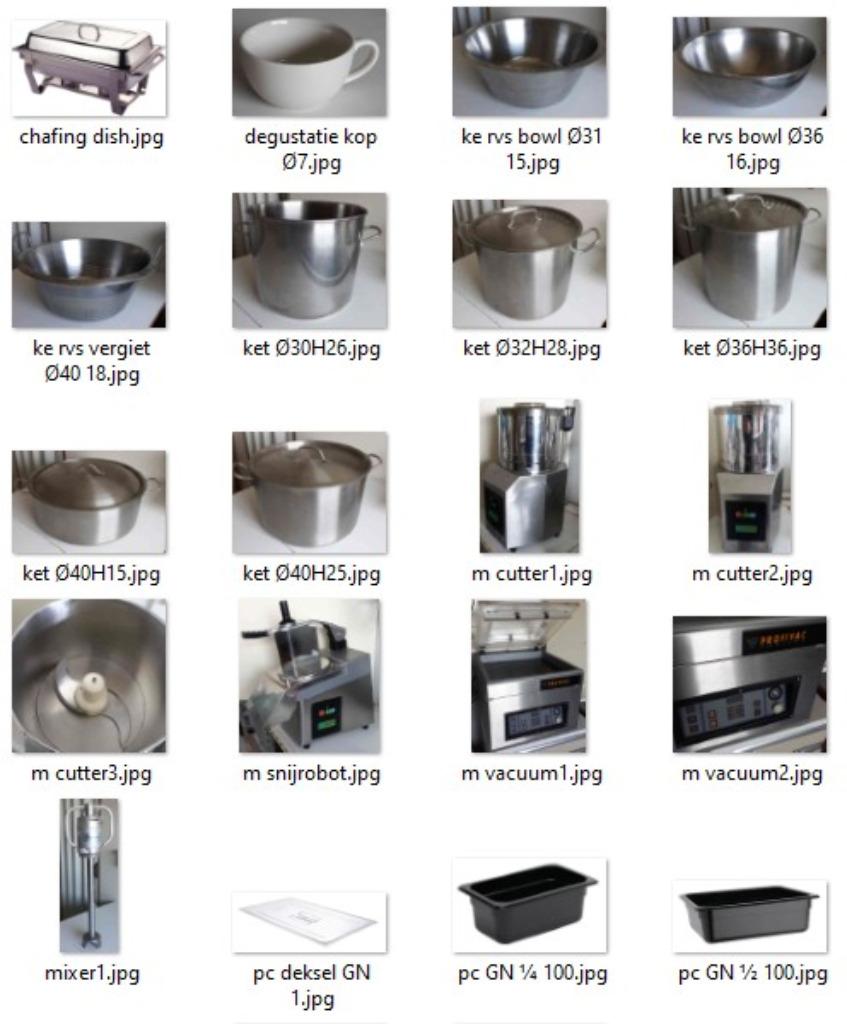 horeca, Ophalen