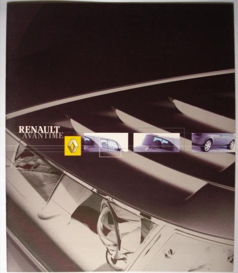 Renault Avantime 2000 Brochure Catalogue Prospekt, Verzenden, Zo goed als nieuw, Renault