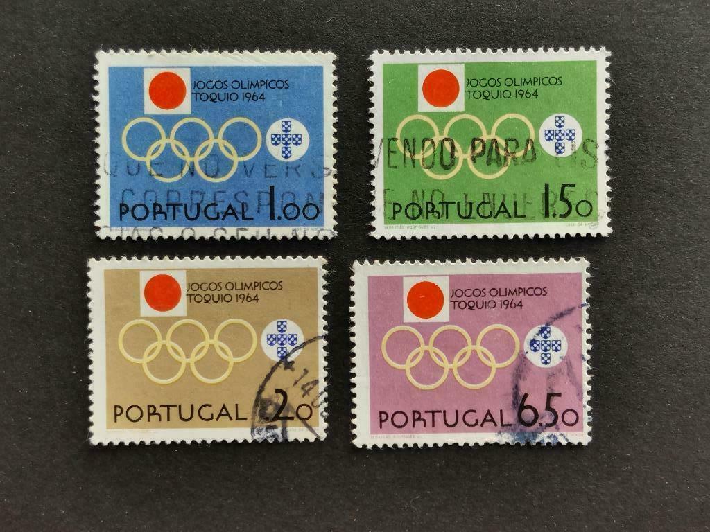 Portugal 1964 - sport - Olympische Spelen Tokio, Verzenden, Portugal, Gestempeld