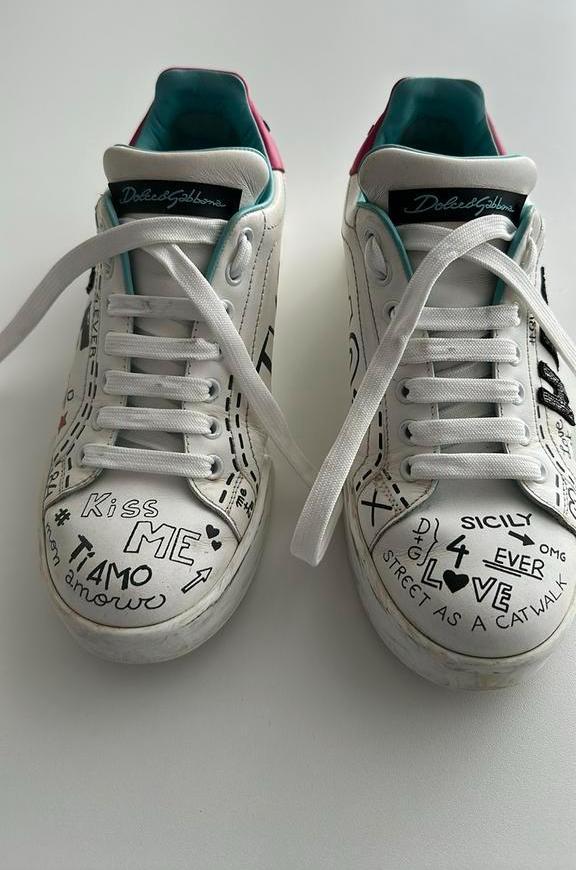 Sneakers Dolce & Gabbana maat 37, Kleding | Dames, Schoenen, Ophalen, Dolce&Gabbana, Wit, Sneakers