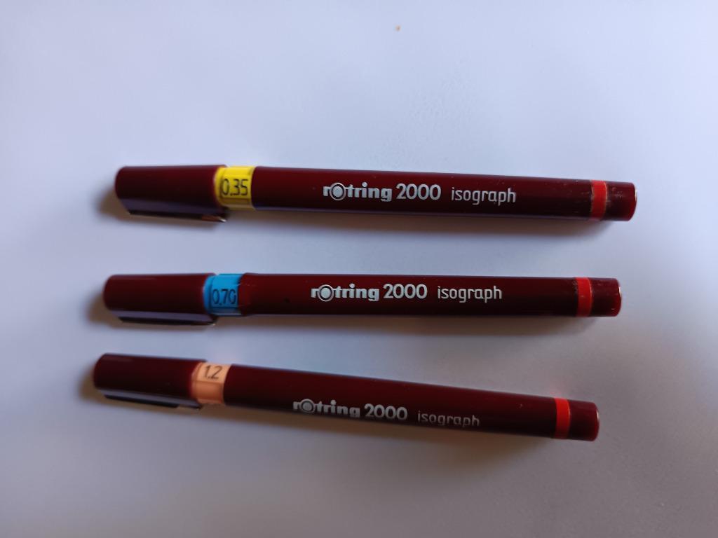 Stylos Rotring 2000 Vintages, Verzamelen, Pennenverzamelingen, Gebruikt, Vulpen, Overige merken, Verzenden