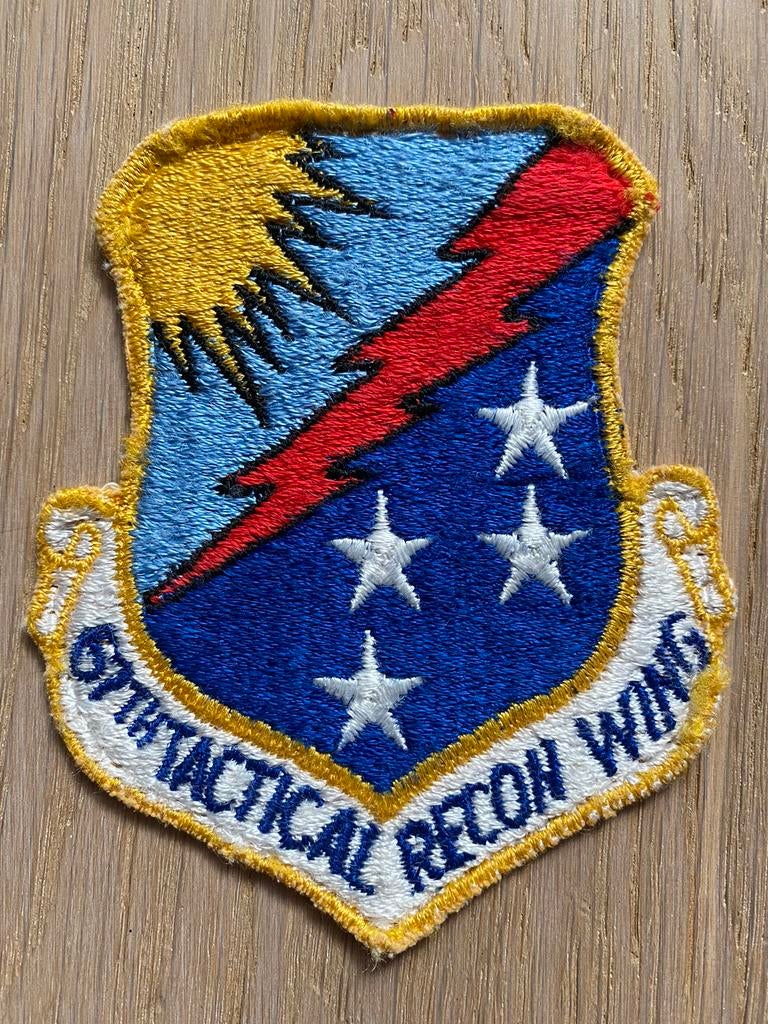 67th Tactical Recon Wing - US AIR FORCE, Collections, Enlèvement ou Envoi, Armée de l'air, Emblème ou Badge