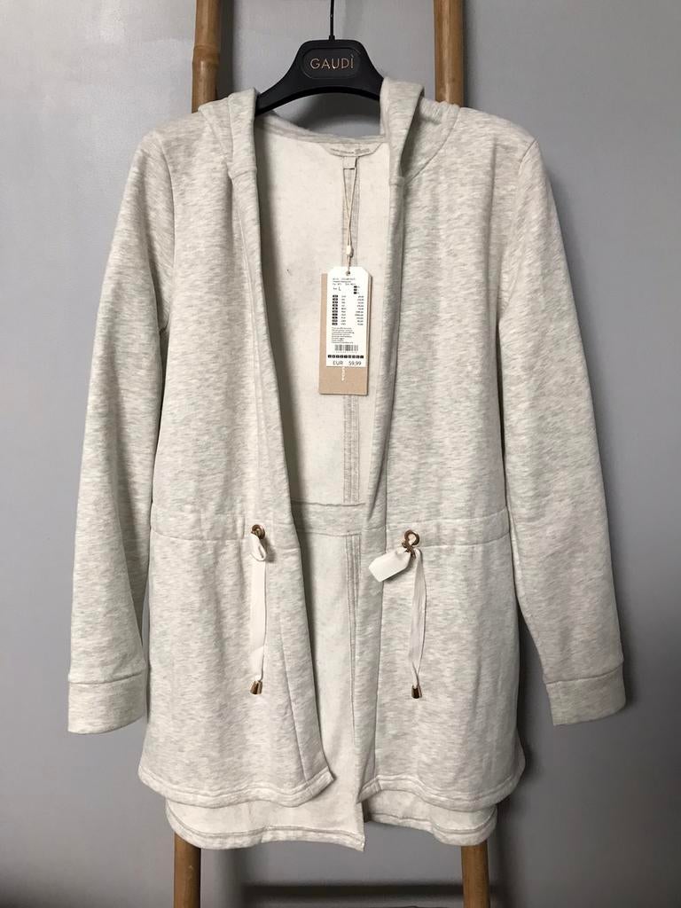 Tom Tailor vest beige/creme nieuw met kaartje. Maat L, Kleding | Dames, Truien en Vesten, Tom tailor, Nieuw, Maat 38/40 (M), Beige