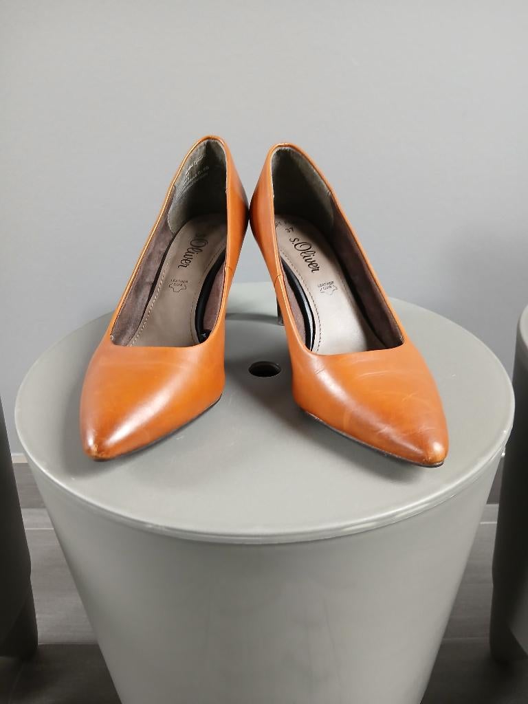 Escarpins en cuir pour femmes S Oliver, Enlèvement ou Envoi, Escarpins, S oliver, Comme neuf