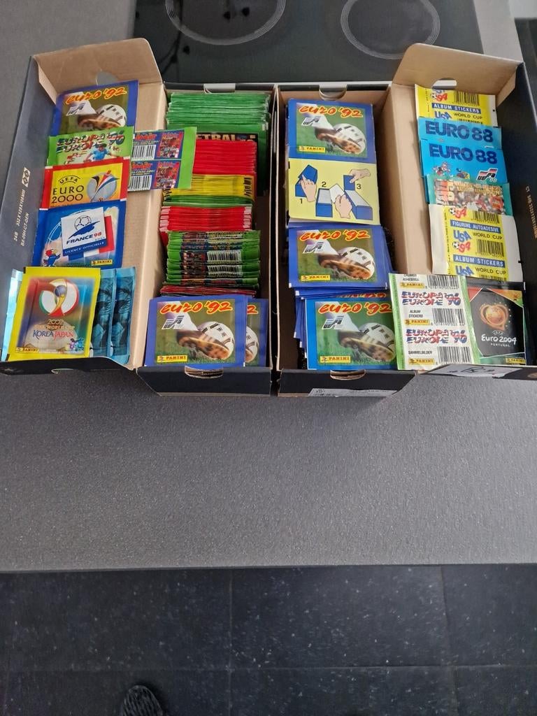 Panini Sachets Scellés EK 88 92 96 2000 2004 WK 94 98 2002 0, Enlèvement ou Envoi, Neuf, Plusieurs autocollants