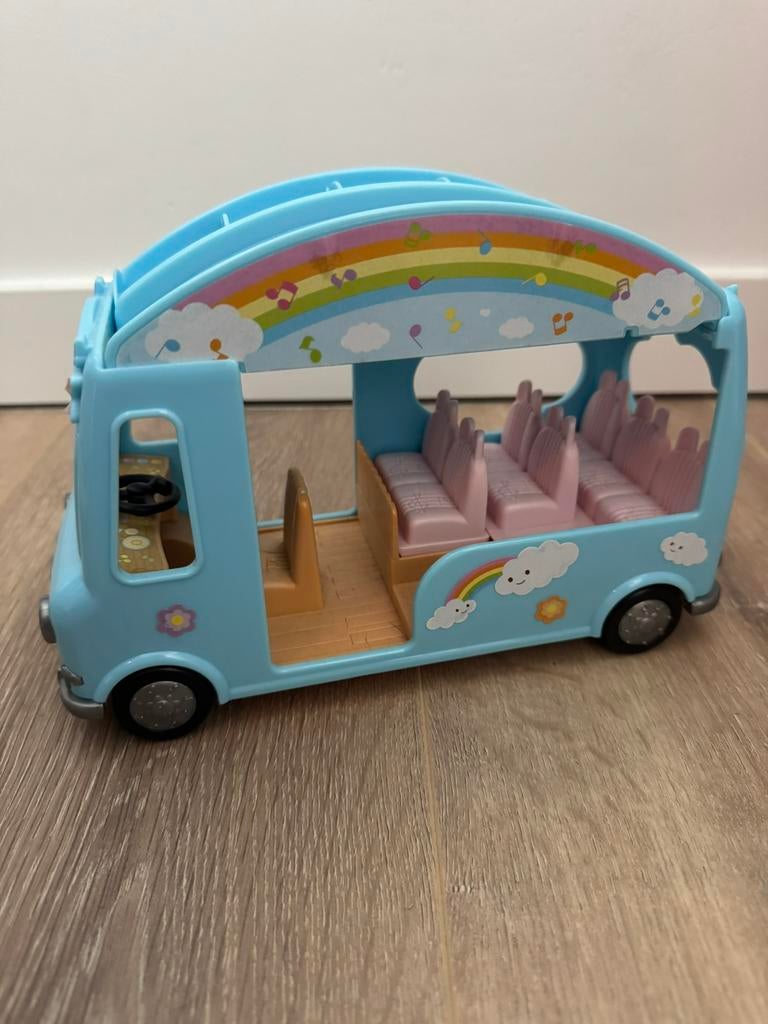 Regenboogbus Sylvanian Families, Kinderen en Baby's, Ophalen of Verzenden, Zo goed als nieuw