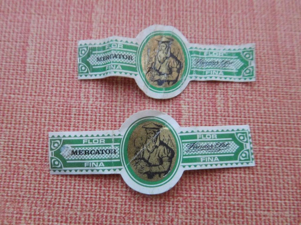 3 Fabrikant ringen Vander Elst Mercator, Verzamelen, Rookartikelen, Aanstekers en Luciferdoosjes, Ophalen of Verzenden, Gebruikt