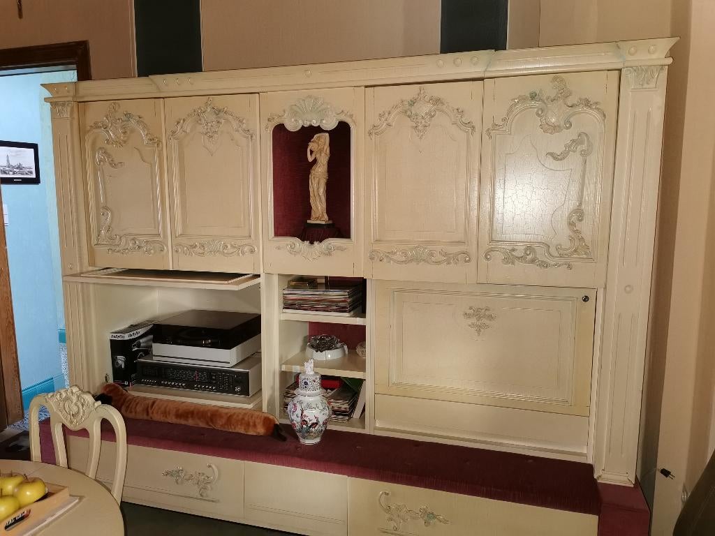 Salle a manger, Huis en Inrichting, Complete eetkamers, Ophalen, Gebruikt, Louis XV, 4 tot 6 stoelen