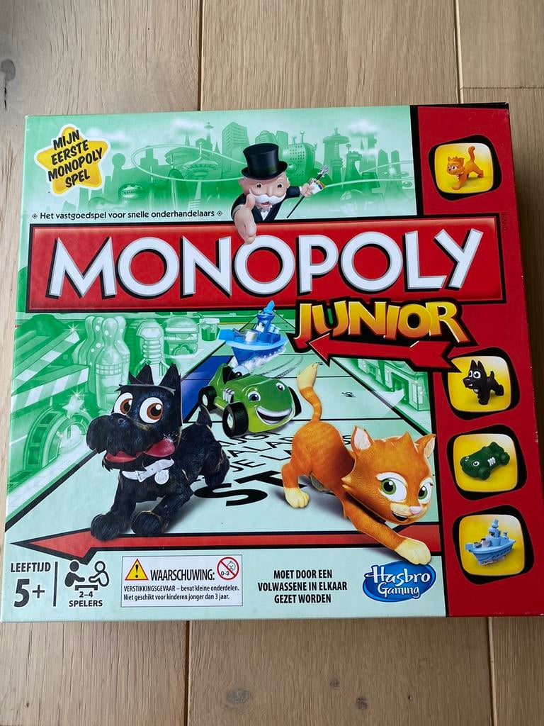 Monopoly Junior, Ophalen of Verzenden, Zo goed als nieuw
