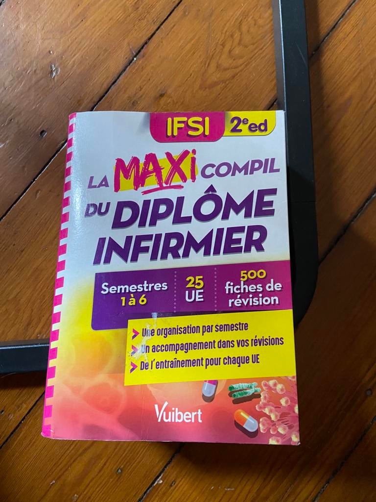Diplôme Infirmier 1583 pages., Livres, Enlèvement ou Envoi, Utilisé