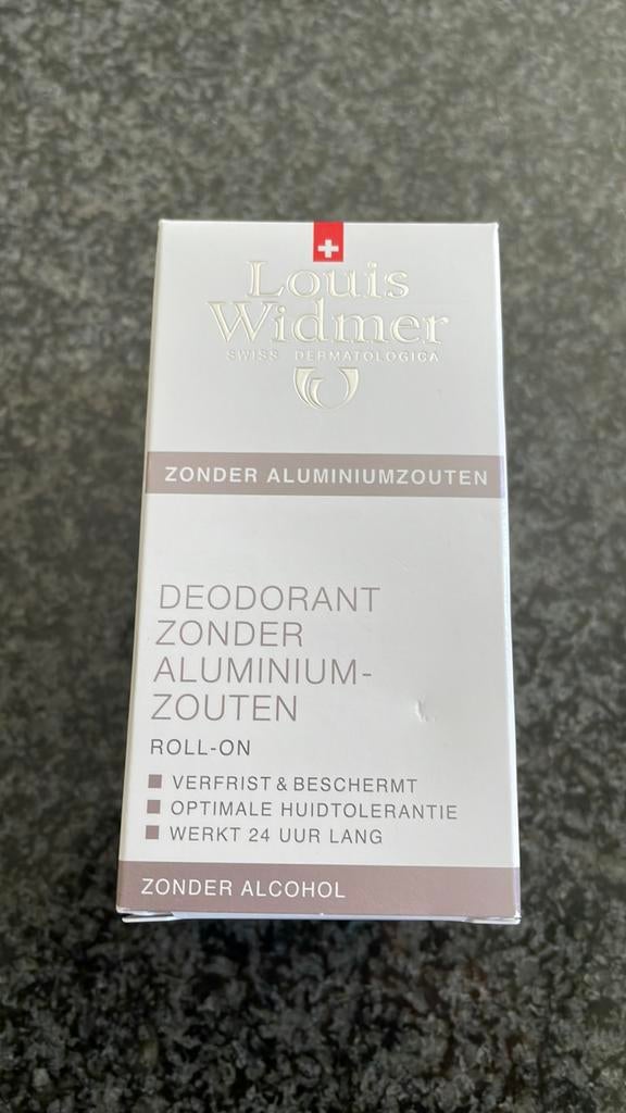 Louis Widmer - Deodorant zonder alumininium - Zouten roller, Ophalen of Verzenden, Nieuw, Deodorant of Bodyspray