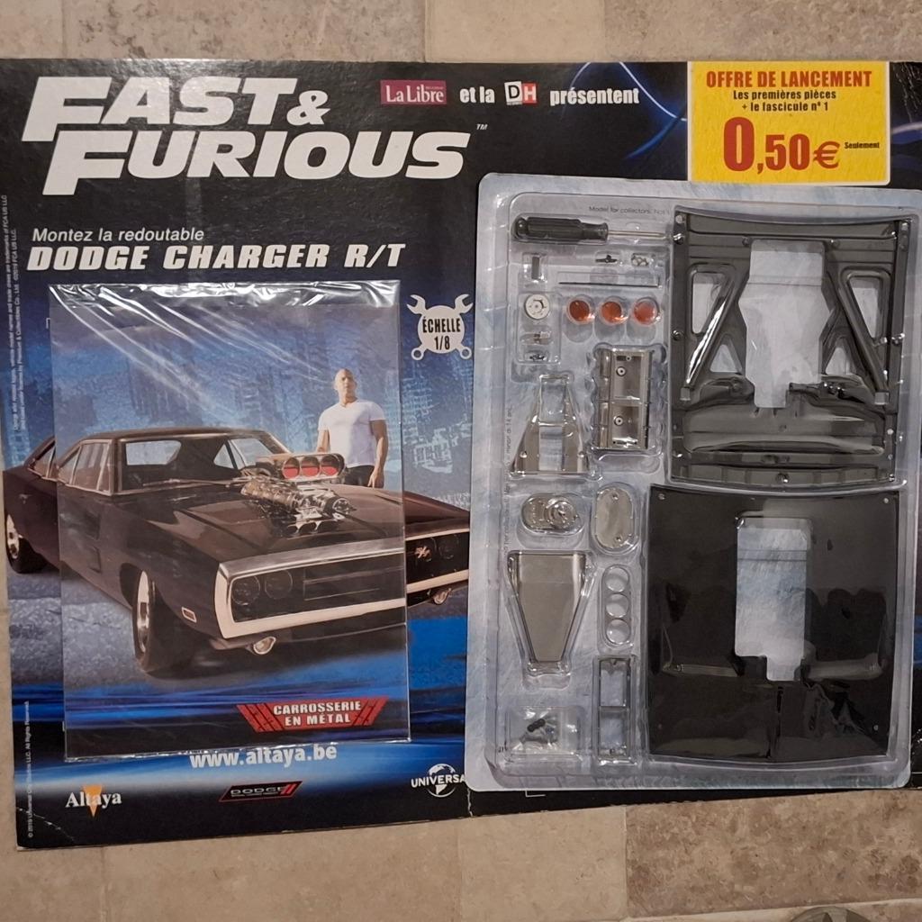 DODGE Charger FAST & FURIOUS Big Scale 1/8 METAL Kit +Doc N1, Enlèvement, Neuf, 1:5 à 1:8, Voiture