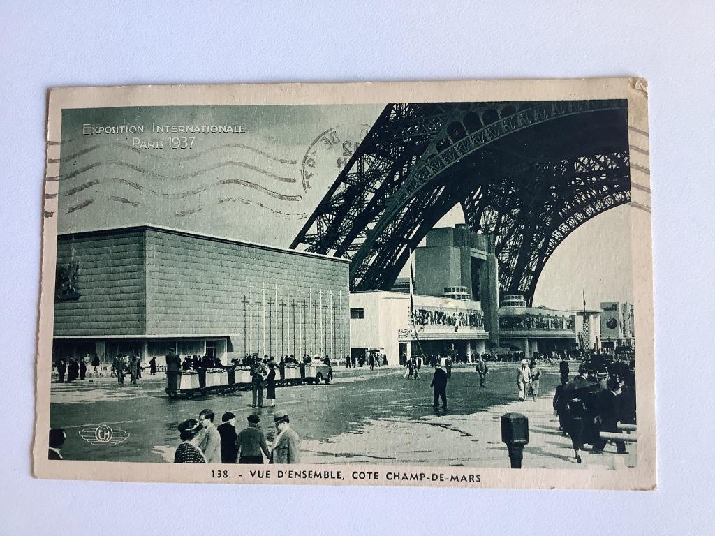 exposition de cartes postales anciennes à pied à Paris avec, Enlèvement ou Envoi, 1920 à 1940, Affranchie, France
