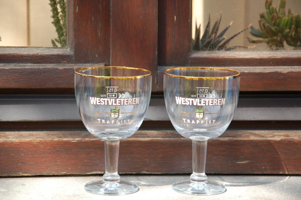 Trappist Westvleteren - 2 verres de dégustation, Enlèvement ou Envoi, Comme neuf, Verre ou Verres, Autres marques