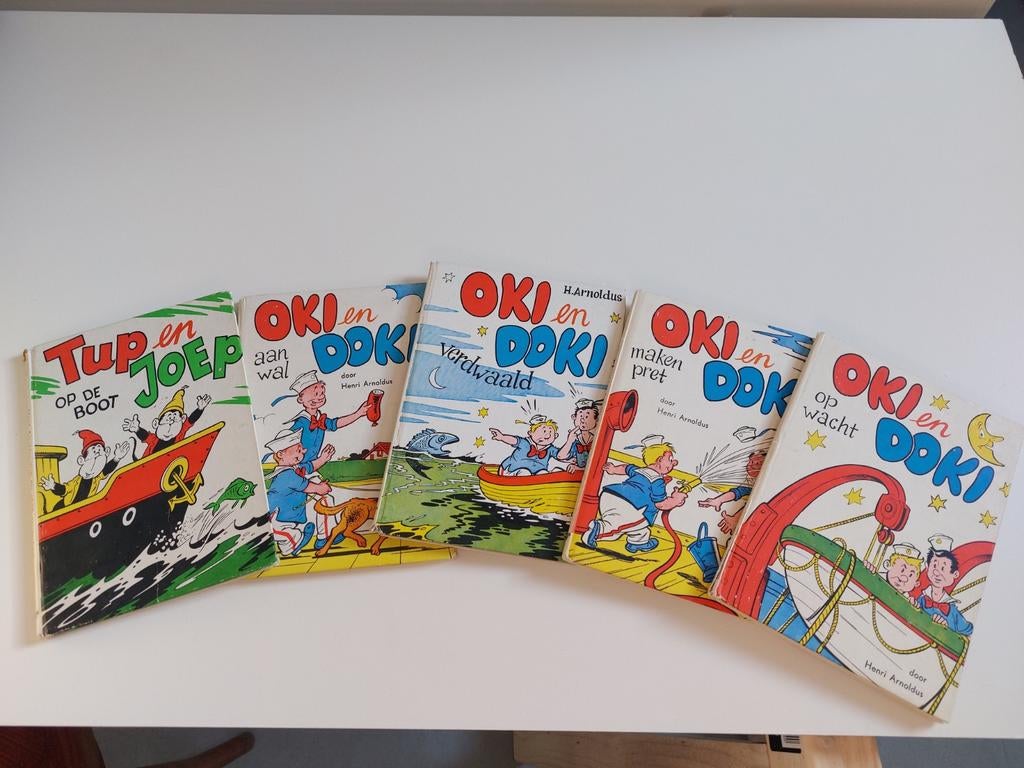 5 boeken, Ophalen