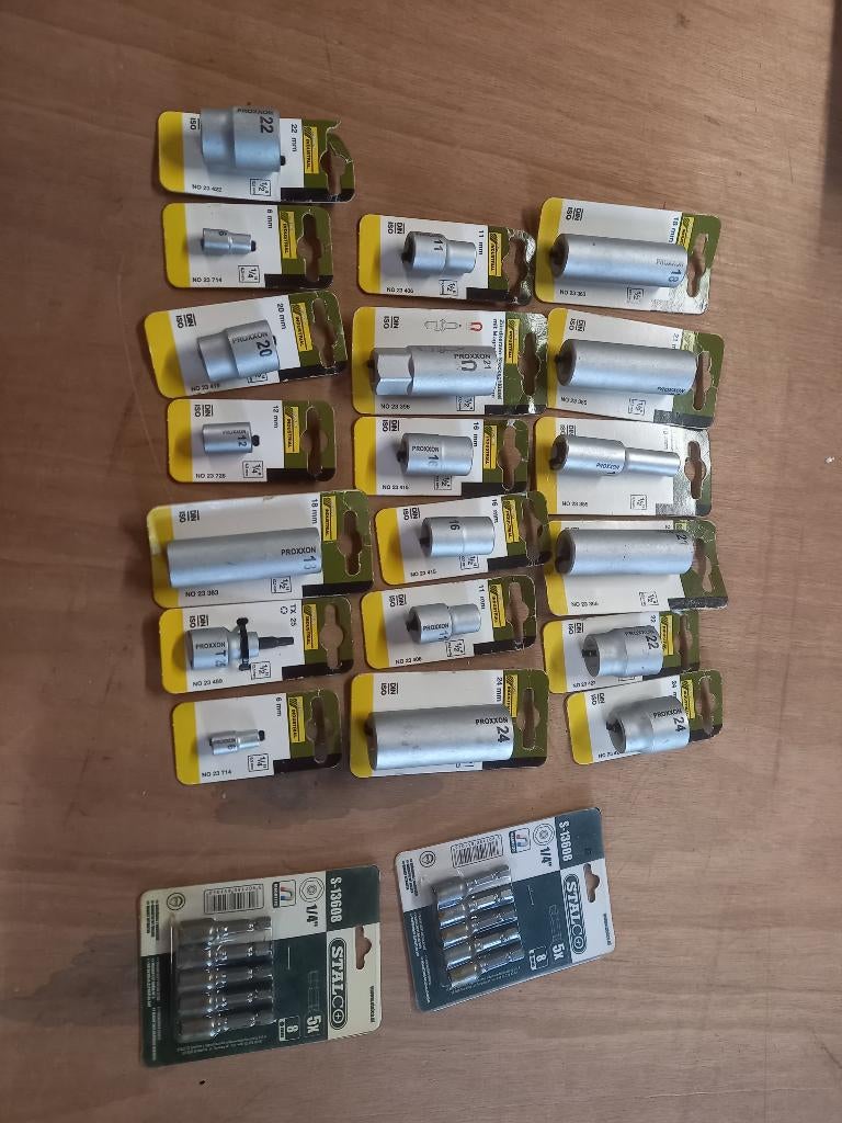 dopsleutels PROXXON - !nieuw! Stalco €3/stuk, Doe-het-zelf en Bouw, Ophalen, Nieuw