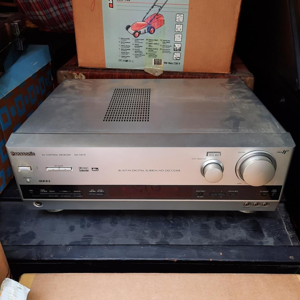 Panasonic AV CONTROL RECEIVER SA-HE75 , bieden vanaf 70 euro, Ophalen of Verzenden, Zo goed als nieuw