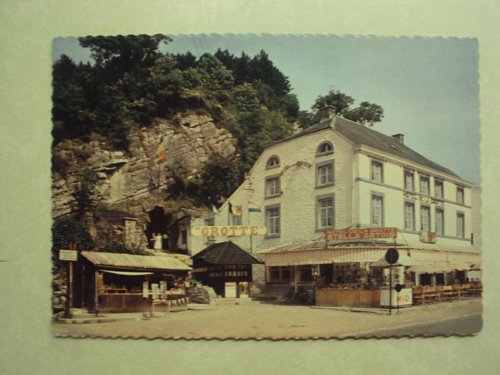 54454 - REMOUCHAMPS - ENTREE DE LA GROTTE - ZIE 2 FOTO'S, Envoi