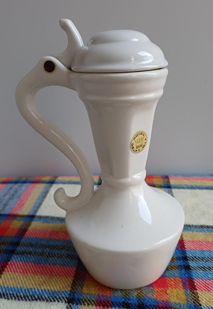 Vase blanc de Delft, cruche, poterie, Antiquités & Art, Antiquités | Céramique & Poterie, Enlèvement ou Envoi