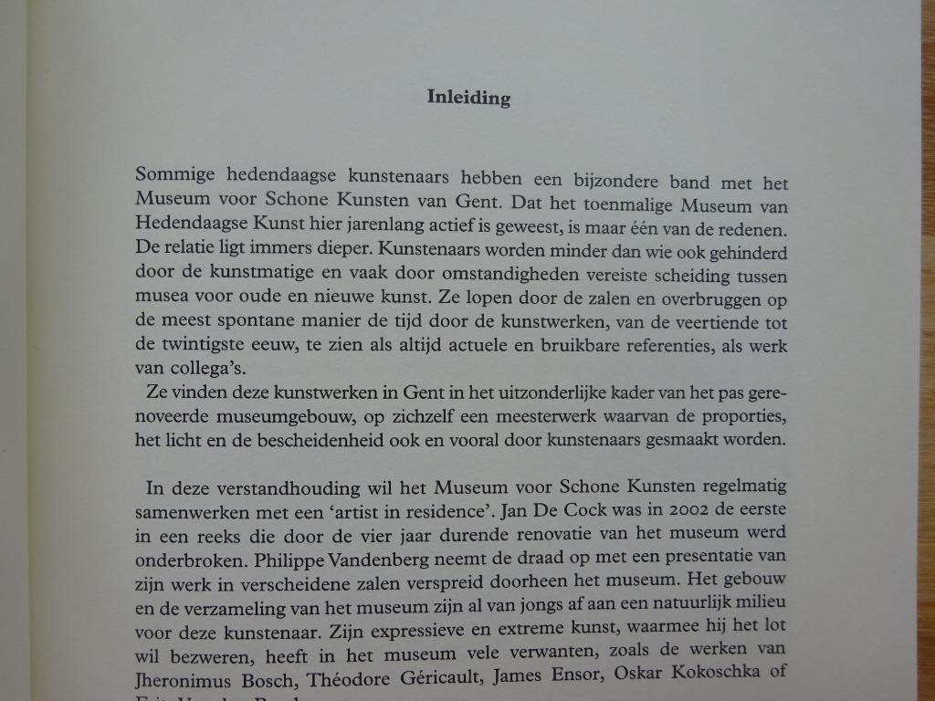 Philippe Vandenberg, Visite, MSK Gent, 2008, Boeken, Ophalen of Verzenden, Zo goed als nieuw, Schilder- en Tekenkunst