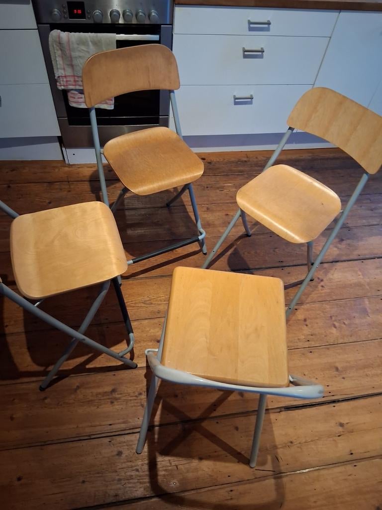 Klapstoelen, Huis en Inrichting, Ophalen, Vier