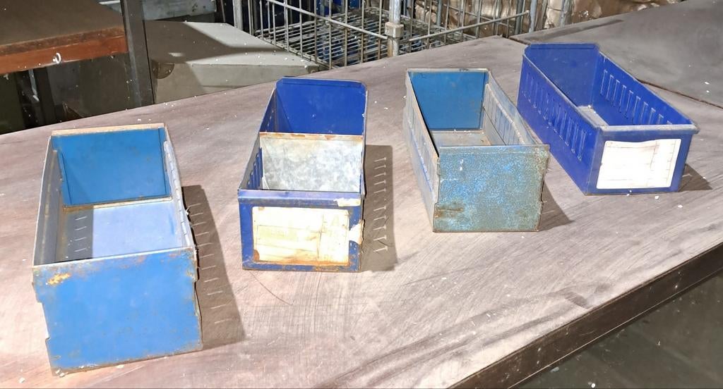 Kisten bakken industriele magazijnbakjes decoratie, Ophalen