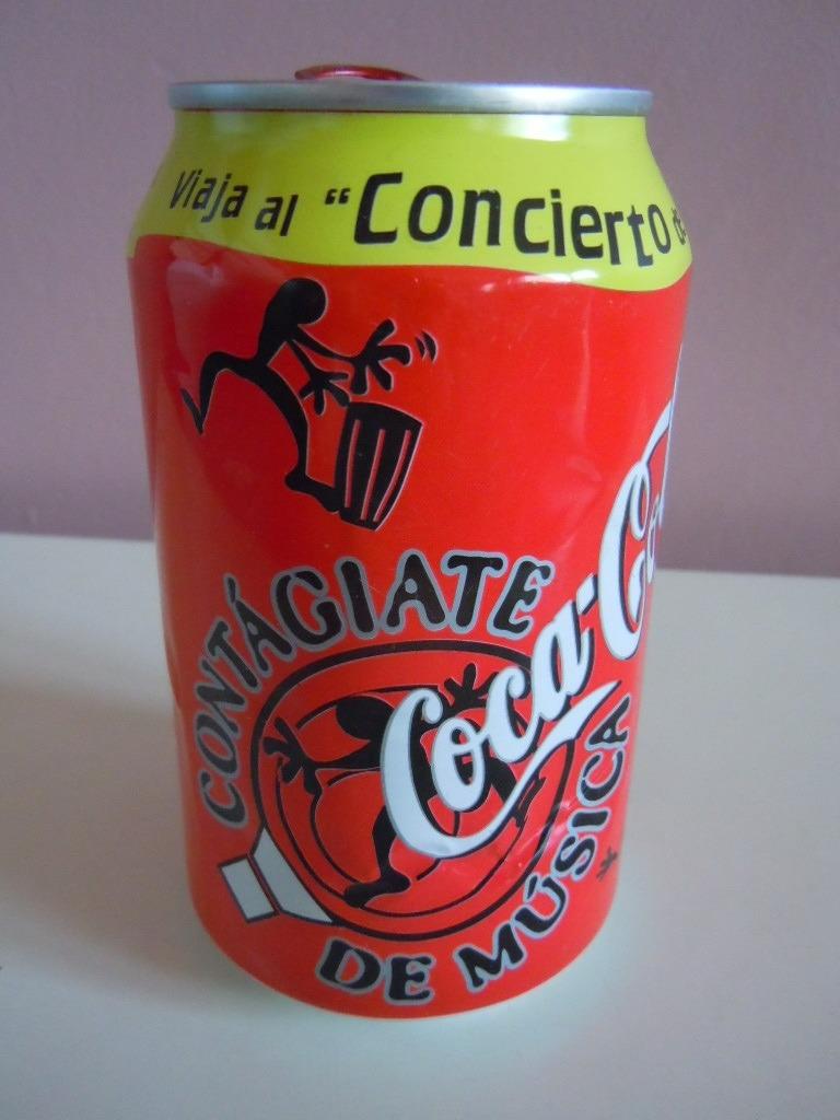 Coca-Cola canette vide Espagne 2002, Collections, Enlèvement ou Envoi, Utilisé, Emballage