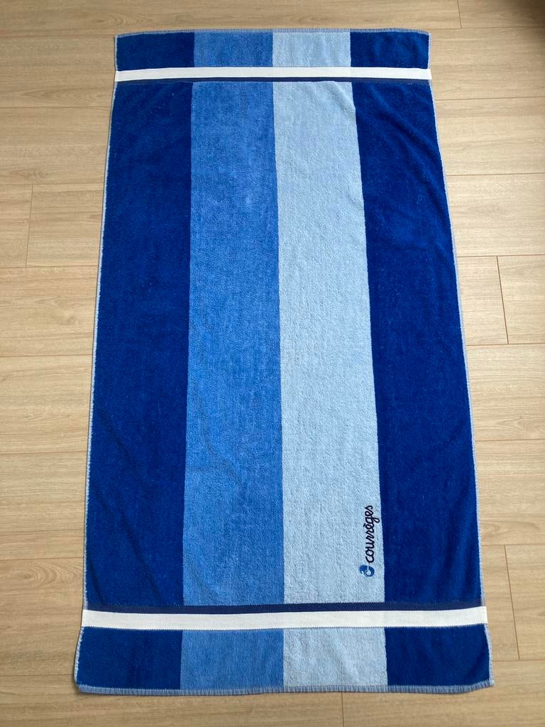 Strandlaken Courrèges 140x65, Ophalen, Gebruikt, Blauw, Overige typen