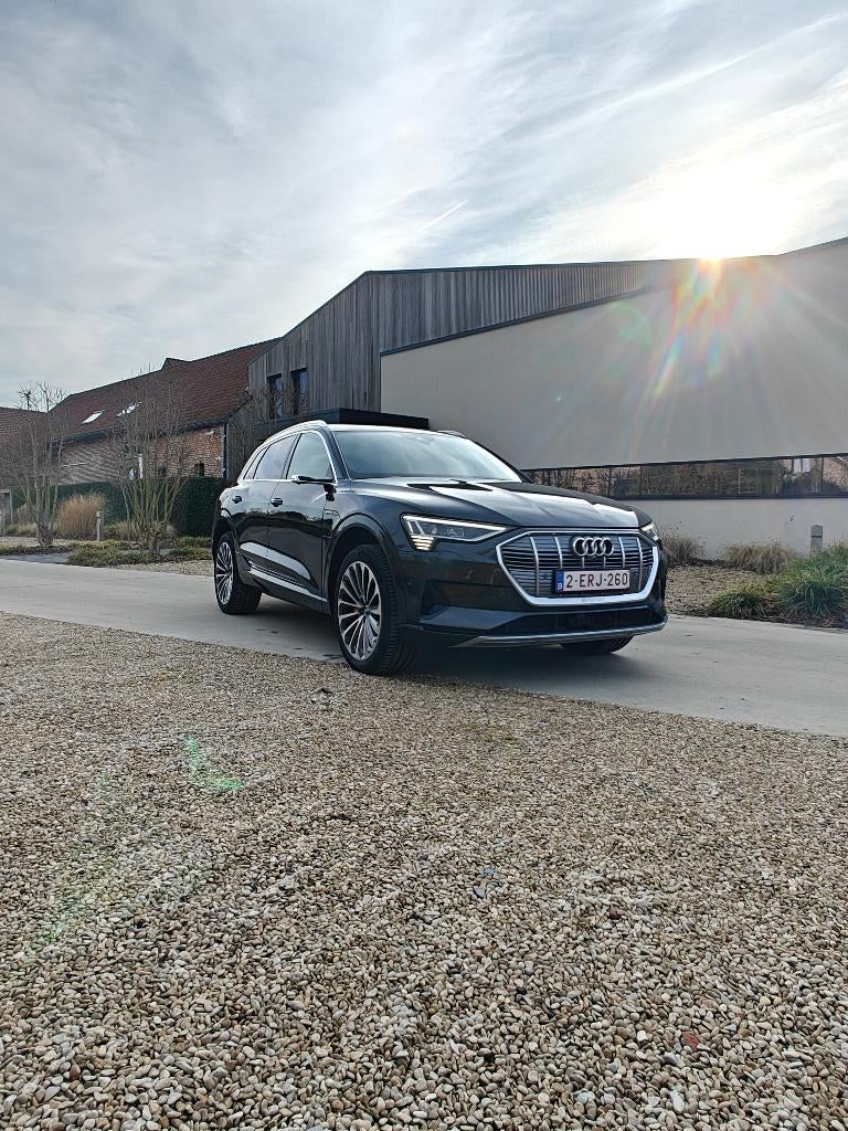 Audi e-tron s-line 55, Auto's, Audi, Automaat, 4 deurs, Leder, Elektrisch