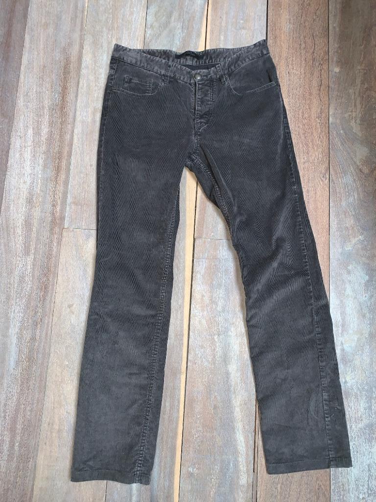 IKKS Jeans velours gris charbon anthracite men Slim Pak W29, W28 - W29 (confection 36), Gris, IKKS, Porté