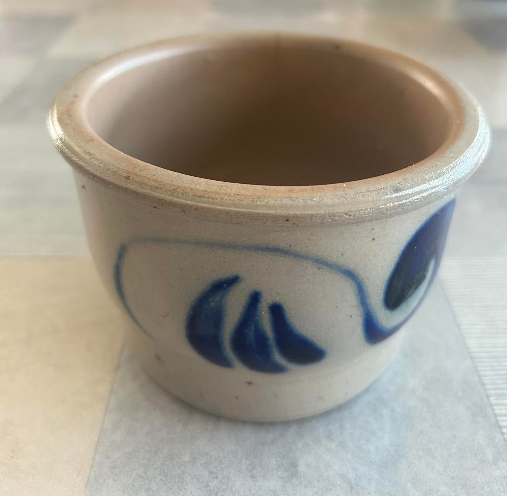Vintage stenen pot / diepe kom, Huis en Inrichting, Ophalen, Gebruikt