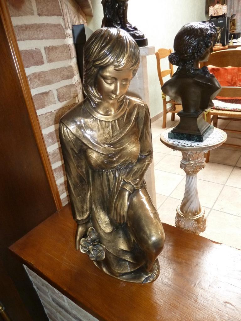 bronzen beeld, Antiek en Kunst, Antiek | Brons en Koper, Ophalen, Brons