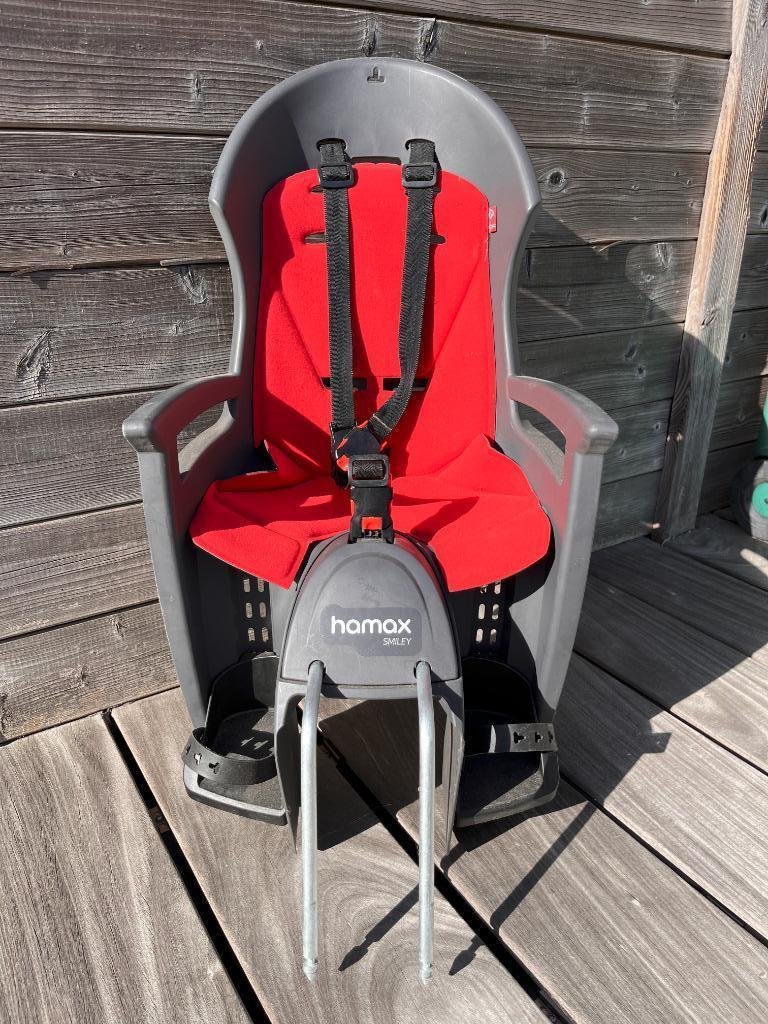 Hamax Smiley fietsstoeltje, Fietsen en Brommers, Ophalen, Zo goed als nieuw, Achterzitje