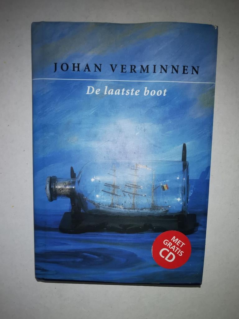 Johan Verminnen de laatste boot boek met cd, Enlèvement ou Envoi, Comme neuf, Livre, Revue ou Article