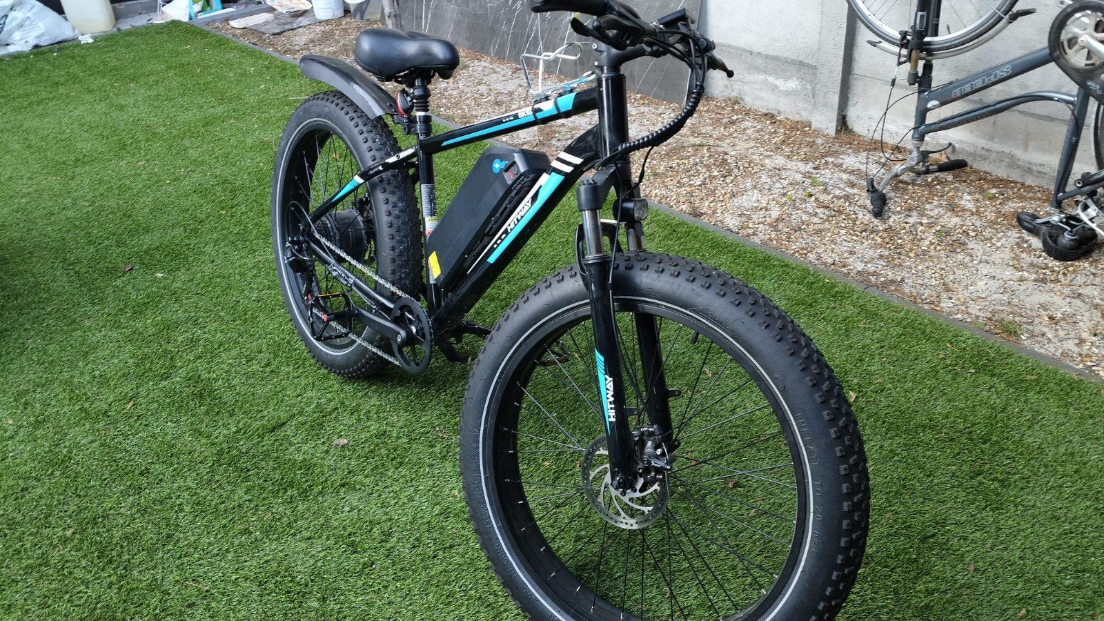 Elektrische fiets ' HITWAY ', Ophalen