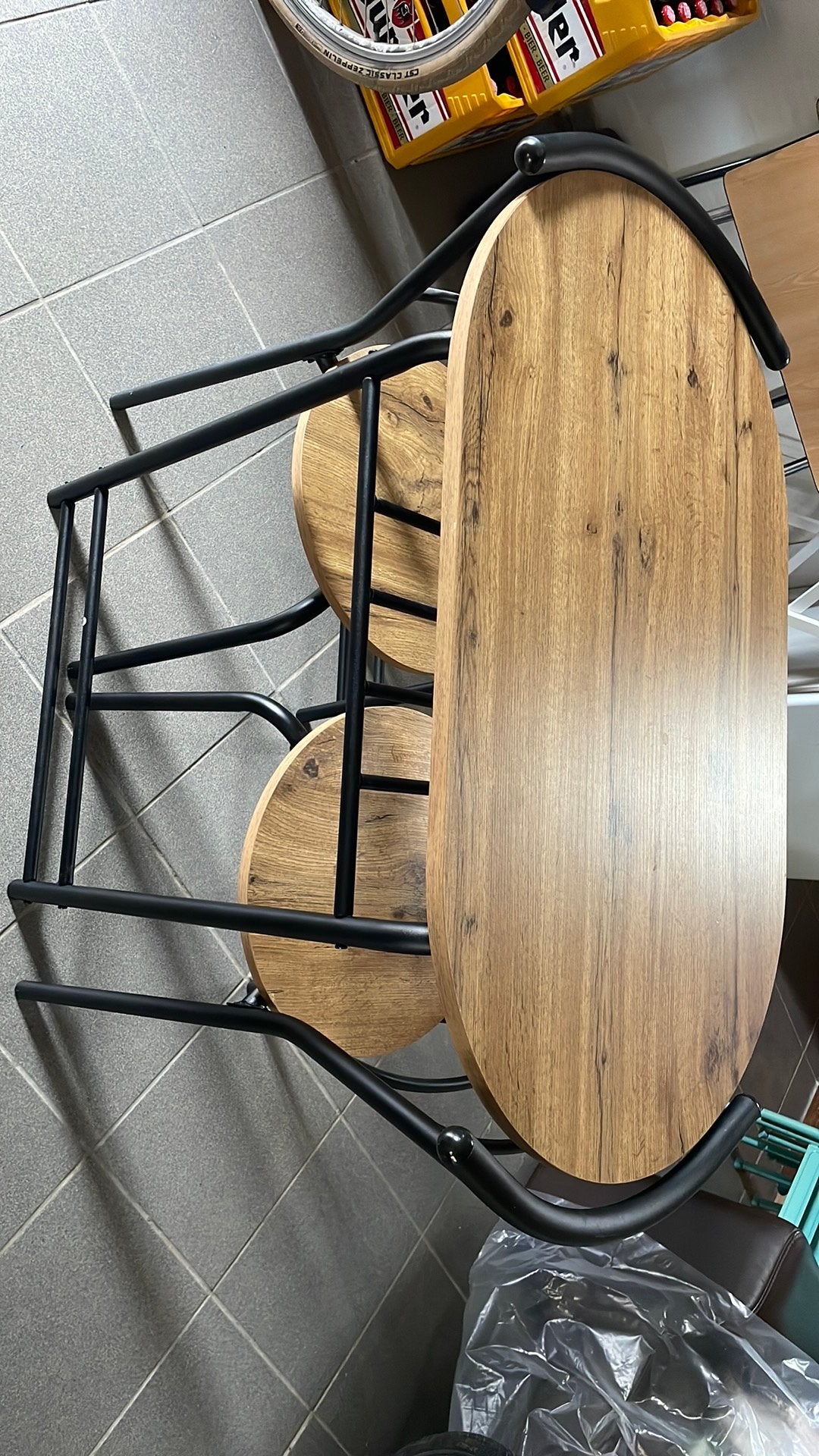 Ensemble table et 2 chaises, Enlèvement, Comme neuf