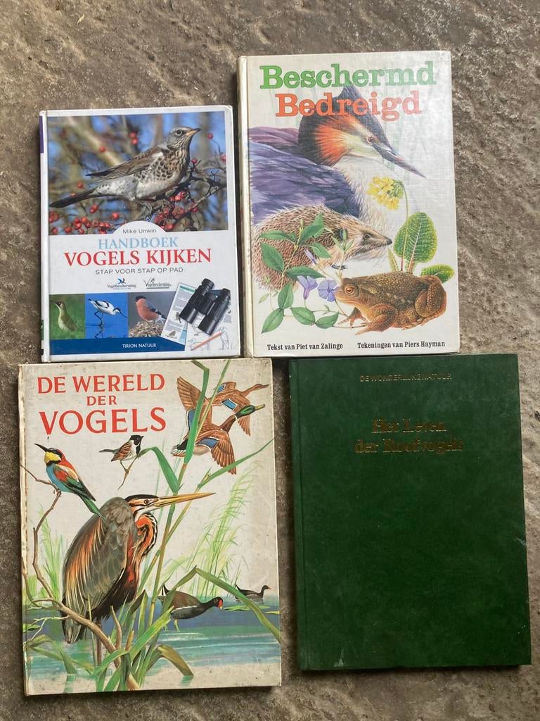 VOGELS/15€voor de 4 boeken, Livres, Nature, Enlèvement ou Envoi, Comme neuf, Oiseaux