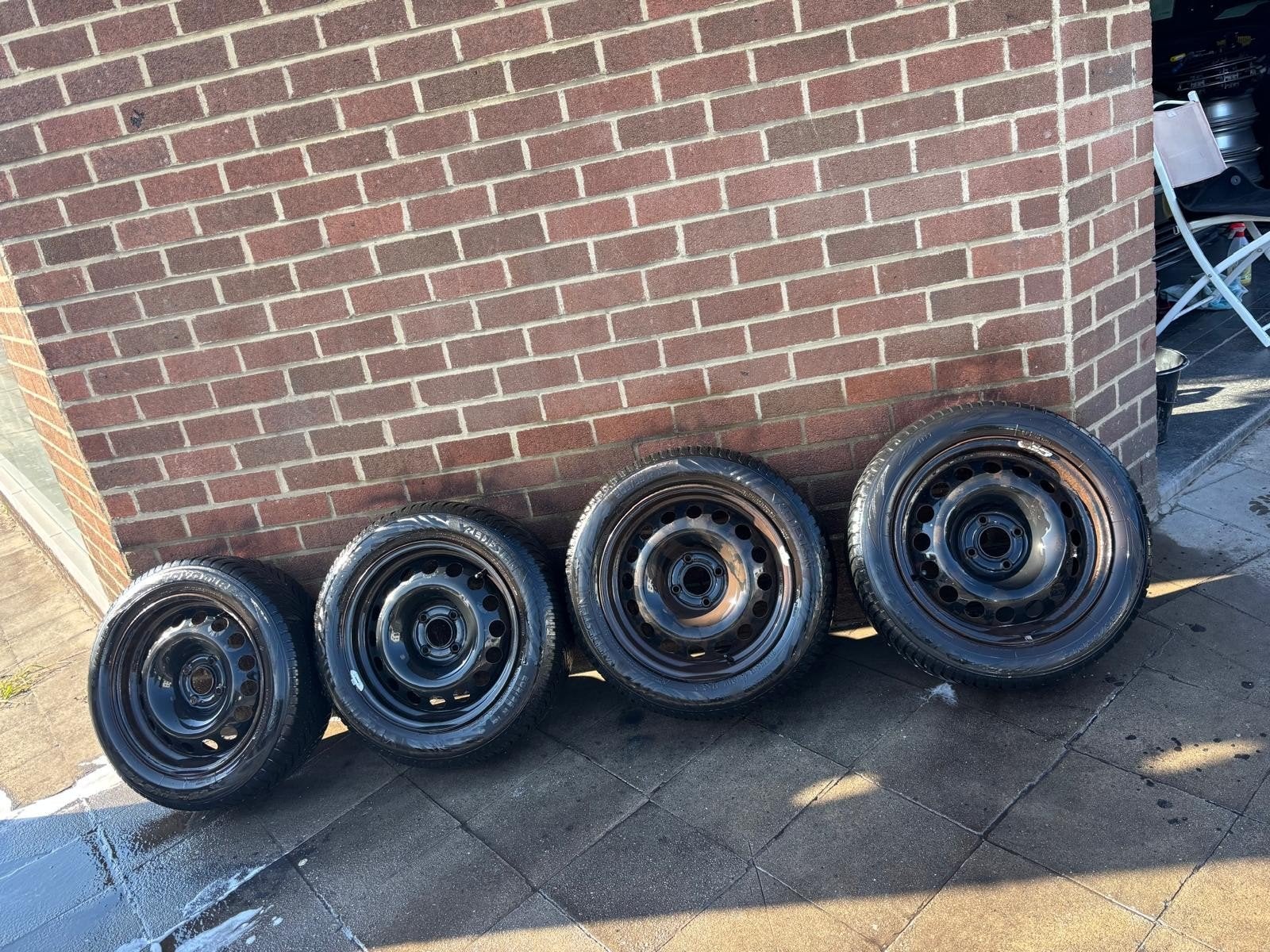 Lot de 4 jante Citroen,Peugeot,Opel + pneu hiver (205/55R16), Autos : Pièces & Accessoires, Enlèvement, Neuf, Alfa Romeo