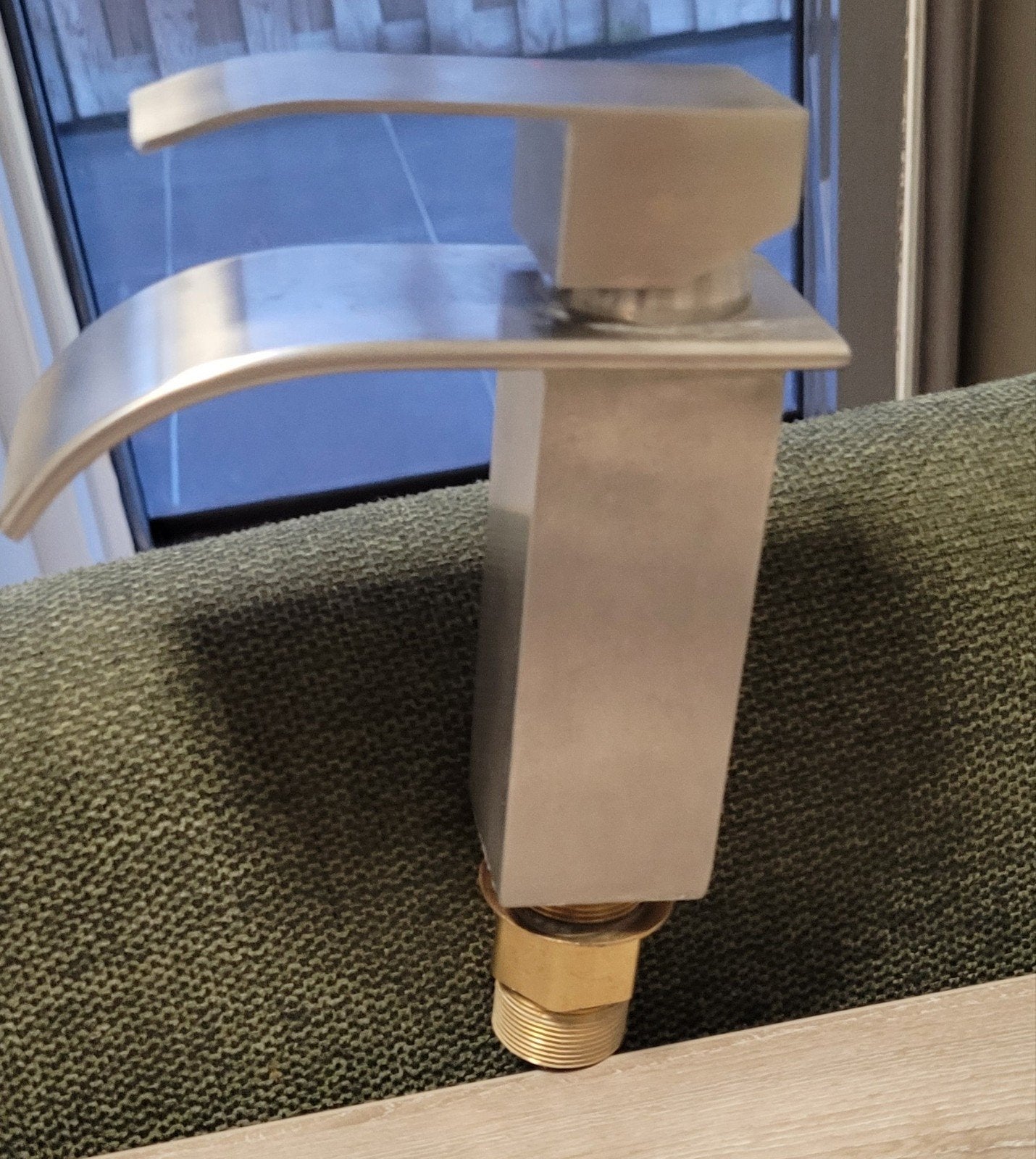 badkamer mengkraan, Doe-het-zelf en Bouw, Sanitair, Ophalen, Zo goed als nieuw, Chroom, Kraan
