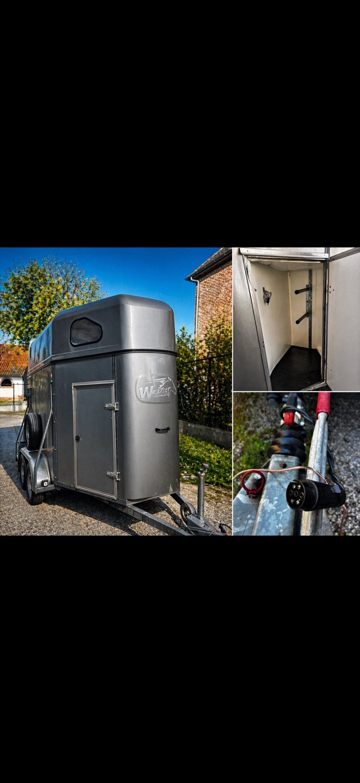 Paardentrailer, plateauaanhangwagen & bootrailer Te huur, Enlèvement, Comme neuf